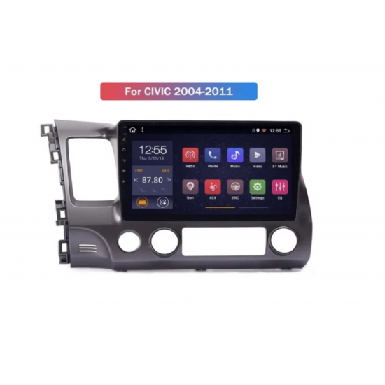 4-ядрена ATZ навигация за Honda Civic(04-11), Android 9.1, RAM 1GB, 16GB