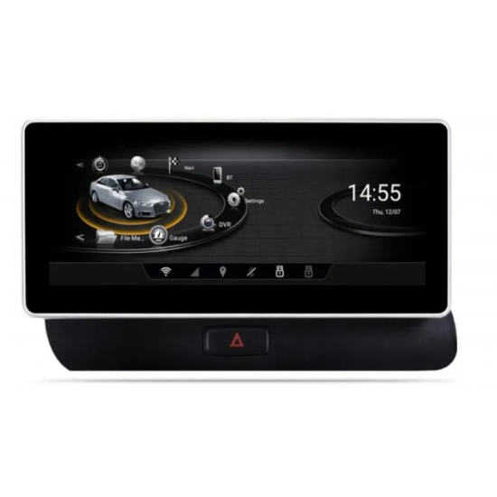 4-ядрена навигация двоен дин ATZ за Audi Q5 Android 10, RAM 2GB, 32GB