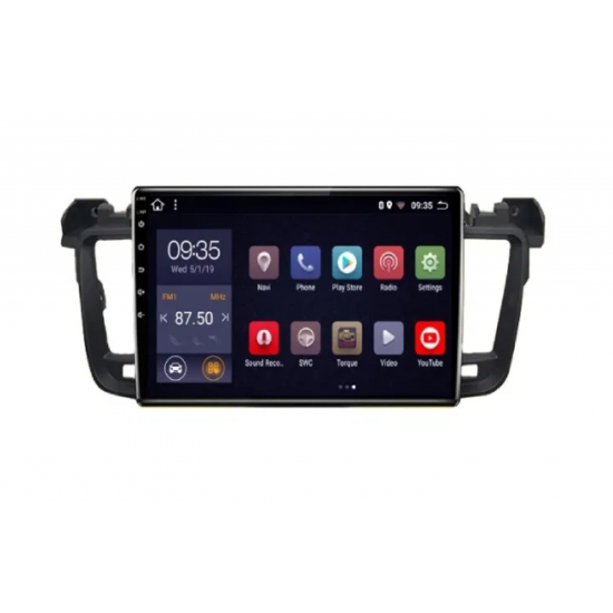 GPS мултимедийна навигация ATZ, 4-ядра за Peugeot 508, Android 9.1, 1GB RAM, 16GB