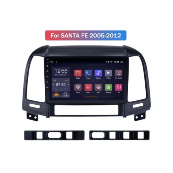 ATZ мултимедийна навигация, 4-ядрена, за Hyundai Santa Fe, Android 10, 2GB RAM, 16GB