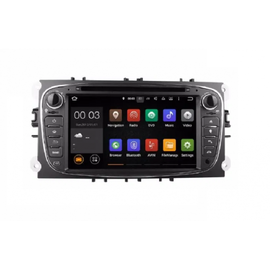 Четириядрена мултимедийна навигация ATZ за Ford Focus, Android 10, 2GB RAM, 16GB