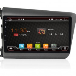 Двоен дин навигация за Honda Civic H51C0H, ANDROID 10, DVD, 9 инча