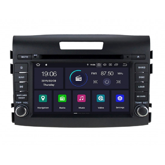 Навигация двоен дин за Honda CR-V H4001H, ANDROID 9, DVD, 7 инча