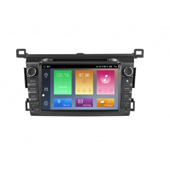 Мултимедийна навигация двоен дин за Toyota RAV4 T1015H, ANDROID 10, DVD, 7 инча
