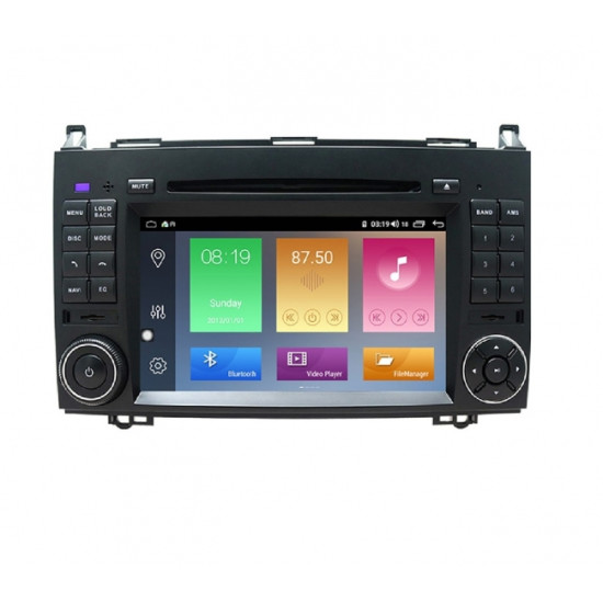 Двоен дин навигация за Mercedes W245, W169 M6912AH, ANDROID 10, DVD, 7 инча