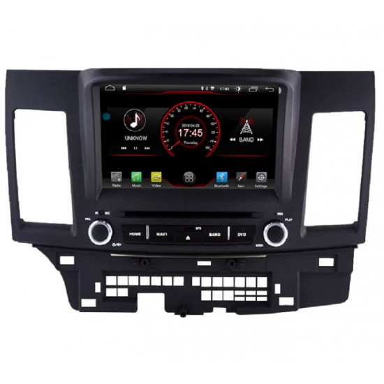 Мултимедийна навигация за Mitsubishi Lancer MI8870H, ANDROID 10, DVD, 8 инча
