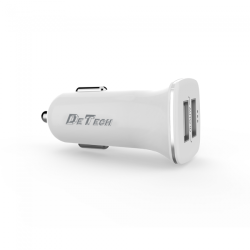 Универсално зарядно за кола DeTech DE-C01, 5V/2.4A, 12V/24V