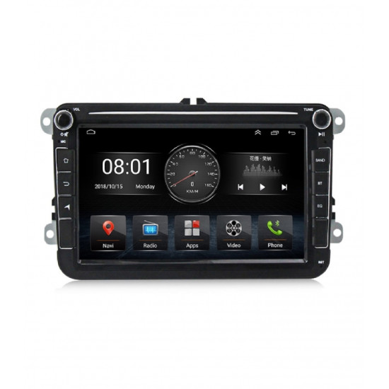 Навигация двоен дин за VW PASSAT, SHARAN, GOLF VW1000H, ANDROID 10, RAM 1GB, 8 инча