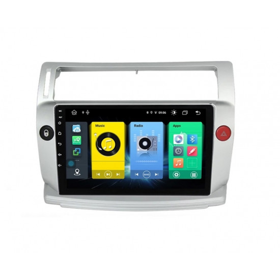 Мултимедийна навигация CITROEN C4 (04-09) CI0F356H  9 инча с Android 10