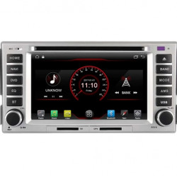 Навигация двоен дин за Hyundai Santa Fe с Android 10  HY6261H, WiFi, GPS, 6.2 инча