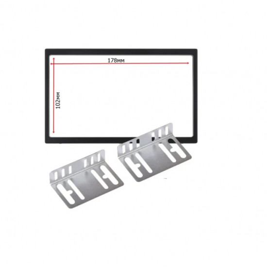 Универсална адаптерна  рамка за двоен дин  102х178 мм