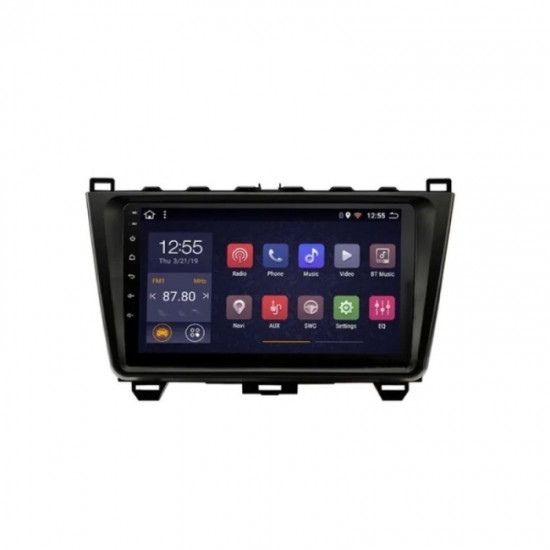 4-ядрена двоен дин навигация ATZ за Mazda 6, GPS, 2GB, ANDROID 10, 9 инча