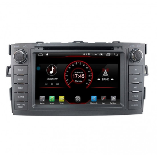 Мултимедия двоен дин за Toyota Corolla / Auris, 2GB, ANDROID 10, 7 инча