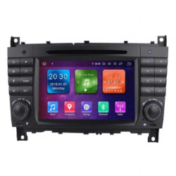 8-ядрена навигация двоен дин ATZ за MERCEDES W203, W209, W467, GPS, 4GB, ANDROID 10