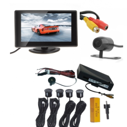 Парктроник система + камера за задно виждане + монитор 4.3" AT 43PARCAM