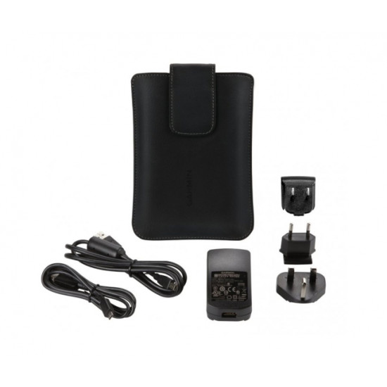 Комплект зарядно за 220V + универсален калъф за навигации GARMIN 4.3 инча 010-11305-34