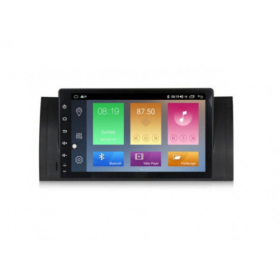 Навигация двоен дин за BMW E39, E53, E38 (BM4440H) с ANDROID 10, 9 инча, Wi-Fi