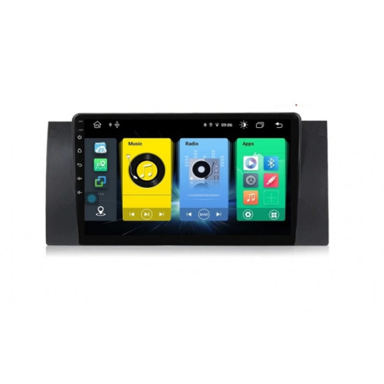 Навигация двоен дин за BMW E39, E53, E38, (BM0F02H) 9 инча, ANDROID 11, Wi-Fi