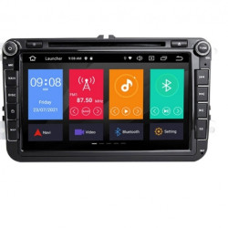 Двоен дин навигация за VW Golf 5, Golf 6, Multivan (VW8399ZLH) ANDROID 10, 8 инча, Wi-Fi