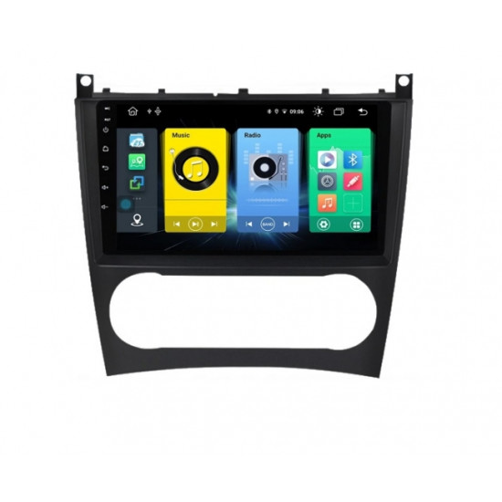 Двоен дин навигация за MERCEDES W203, W209, W463 (M0F13H) ANDROID 11, 9 инча, Wi-Fi