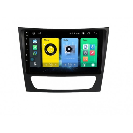 Двоен дин навигация за MERCEDES W219, W211 (M0F14H) ANDROID 11, 9 инча, Wi-Fi