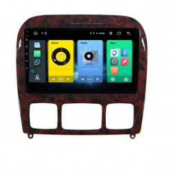 Двоен дин навигация за MERCEDES W220,W215 (M0F07H) ANDROID 11, 9 инча, Wi-Fi