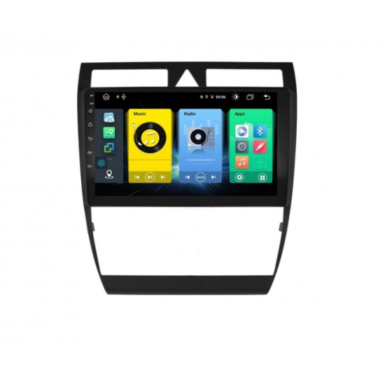 Двоен дин навигация за AUDI A6 (AU0F24H) ANDROID 11, 9 инча, Wi-Fi