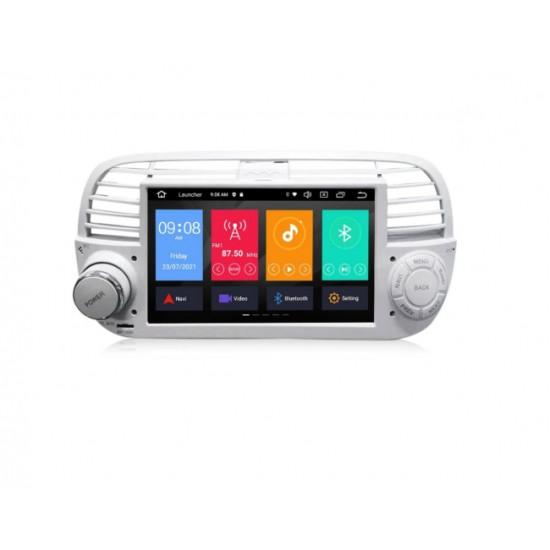 Навигация двоен дин за FIAT 500 (FI1096H) ANDROID 11, 7 инча, Wi-Fi