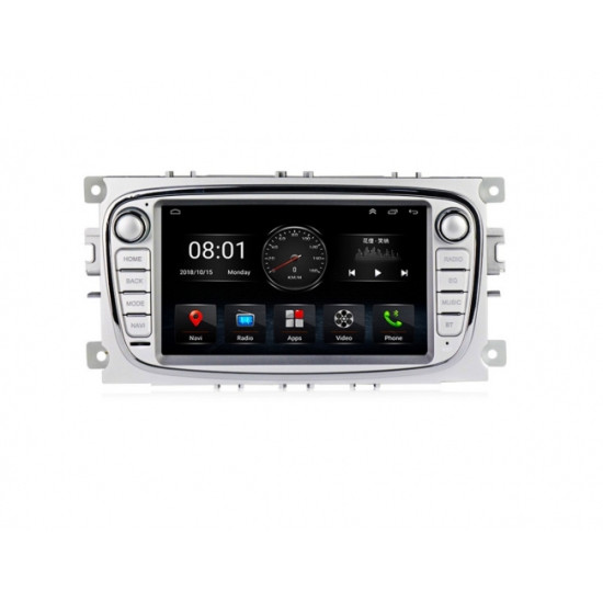 Двоен дин навигация за FORD MONDEO, FOCUS, S-MAX, C-MAX (FO0009H) ANDROID 10, 7 инча, Wi-Fi