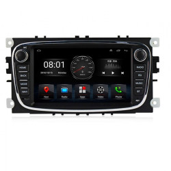Двоен дин навигация за FORD MONDEO, FOCUS, S-MAX, C-MAX (FO0010H) ANDROID 10, 7 инча, Wi-Fi