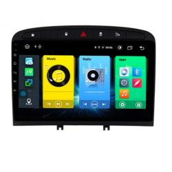 Мултимедийна навигация за PEUGEOT 308 (PE35326H) ANDROID 11, 9 инча, Wi-Fi