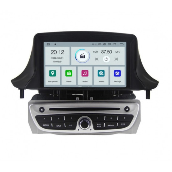 Мултимедийна навигация за RENAULT MEGANE (RE7170H) ANDROID 10, 7 инча, Wi-Fi