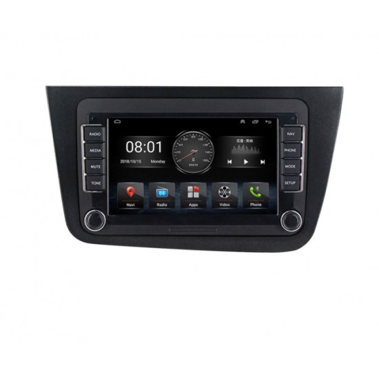 Двоен дин навигация за SEAT ALTEA (SE71426H) ANDROID 10, 7 инча, Wi-Fi