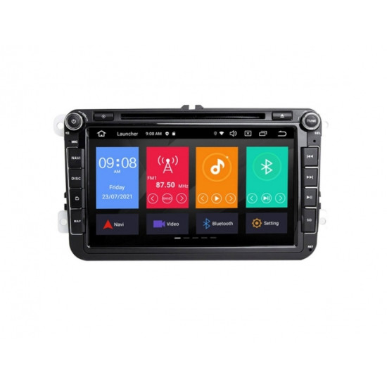 Двоен дин навигация за SKODA Roomster, Praktik, Fabia (SK8380H) ANDROID 11, 8 инча, Wi-Fi