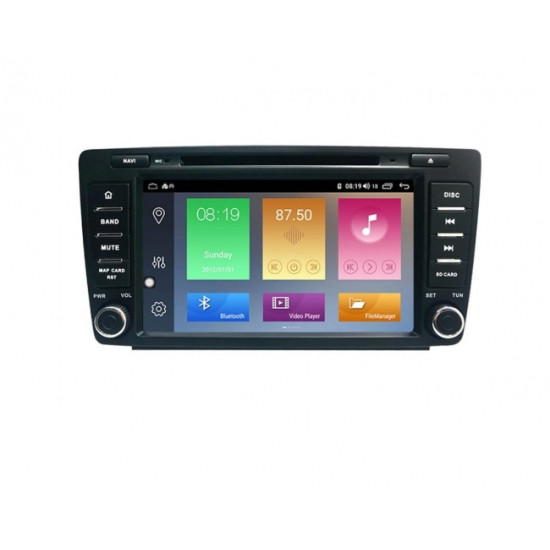 Навигация двоен дин за SKODA OCTAVIA, YETI (SK7331H) ANDROID 10, 8 инча, Wi-Fi