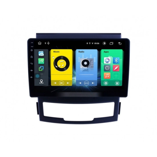 Навигация двоен дин за SSANGYONG KORANDO (SKF414H) ANDROID 11, 9 инча, Wi-Fi