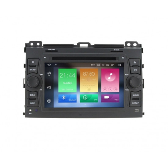 Навигация двоен дин за TOYOTA LAND CRUISER 120, PRADO (TY9200H) ANDROID 10, 7 инча, Wi-Fi