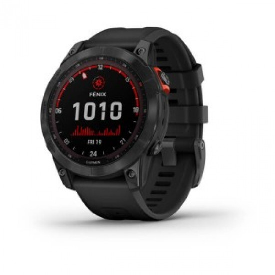 Часовник GARMIN FENIX 7 Solar - Slate Gray с Black каишка 010-02540-11