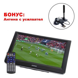 Портативен телевизор с цифров тунер DVB-T2 LEADSTAR D12 12 инча