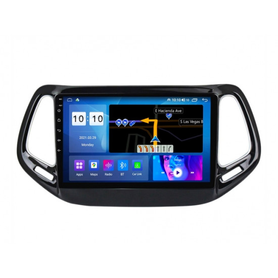 Двоен дин мултимедия за  JEEP COMPASS (17-22) J0ZL53H 10.1 инча с Android 11, Wi-fi, GPS