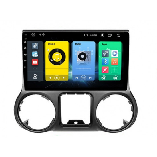 Мултимедийна навигация за JEEP WRANGLER (10-14) J0ZL226H 10.1 инча с Android 11, Wi-fi, GPS