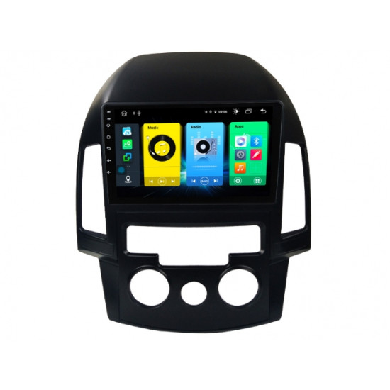 Двоен дин мултимедия за HYUNDAI I30 (07-11) HY0F29326H 9 инча с Android 12, Wi-fi, GPS