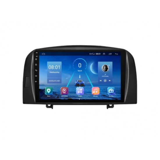 Навигация двоен дин за HYUNDAI SONATA 5 (05-08) HY0F344ZLH 9 инча с Android 12, Wi-fi, GPS