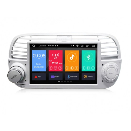 Мултимедия за FIAT 500 FI10964ZLН (07-15) 7 инча с Android 11, Wi-fi, GPS