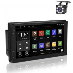 Универсална 4-ядрена GPS навигация двоен дин AT 7025 7 инча, Android 11, 1GB RAM, WiFi