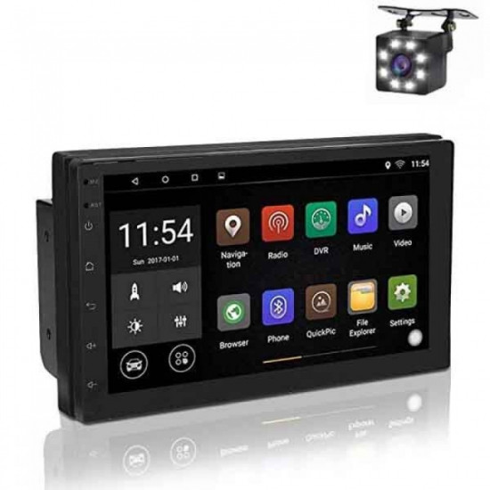 Универсална 4-ядрена GPS навигация двоен дин AT 7025 7 инча, Android 11, 1GB RAM, WiFi