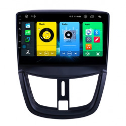 4-ядрена мултимедия за PEUGEOT 207 (06-14) PEF355H 9 инча с Android 12, Wi-fi, GPS