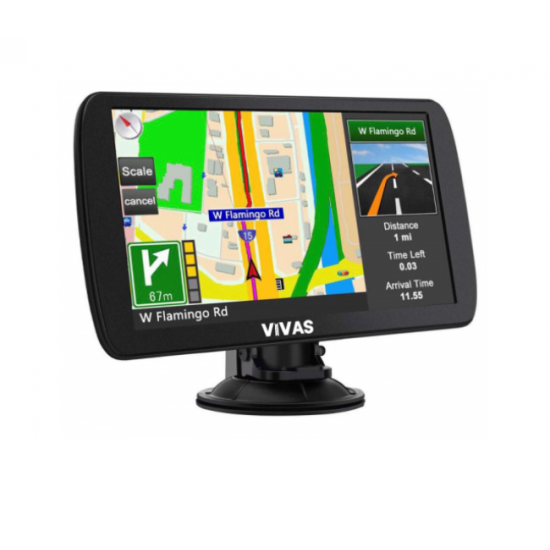 GPS навигация за кола и камион Vivas V9 EU, 9", 8GB, 512 RAM