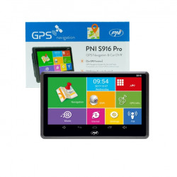 Професионална 3 в 1 GPS навигация + видео регистратор PNI S916 PRO, 7", Android 6.0, 16GB, 1GB