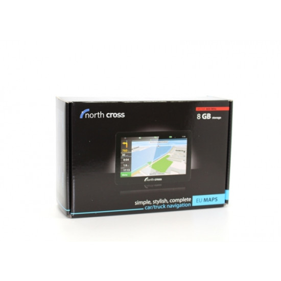 GPS навигация North Cross ES525FE - 5 инча, 256MB RAM, 8GB